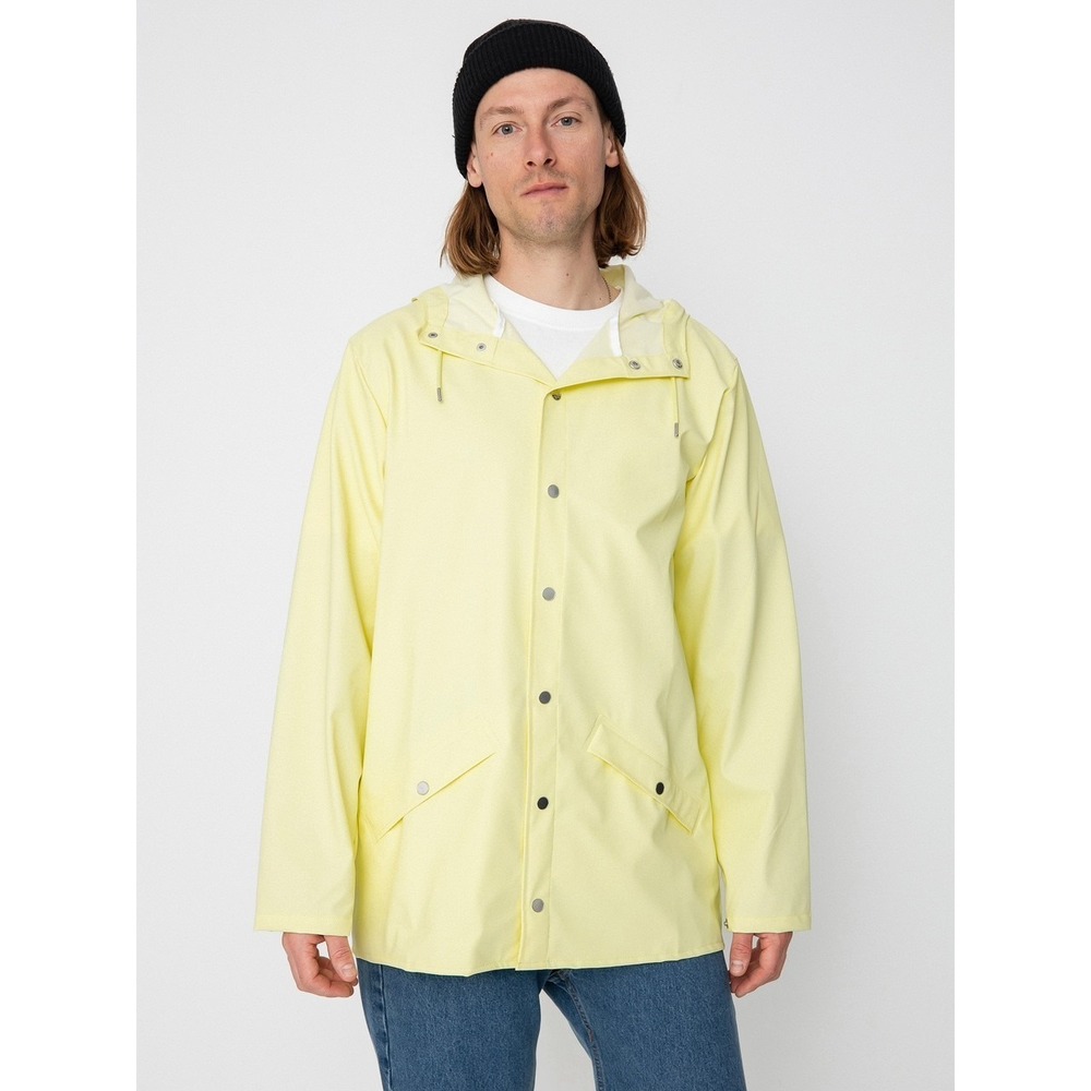 RAINS Jacket 12010 Size XL Straw Waterproof PU Rain Coat NWT Unisex
